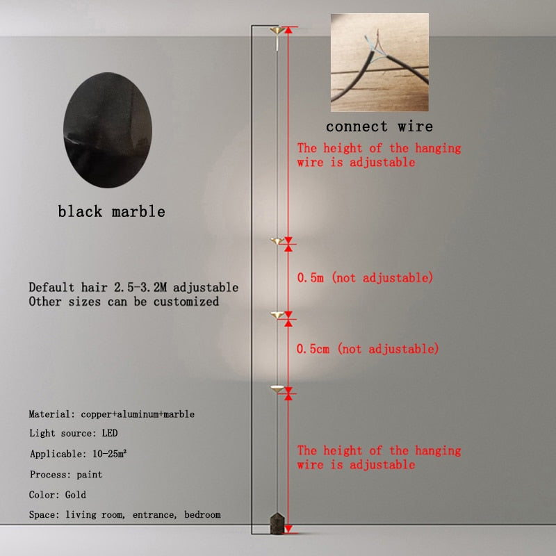 Nordic Background LED Floor Lamp