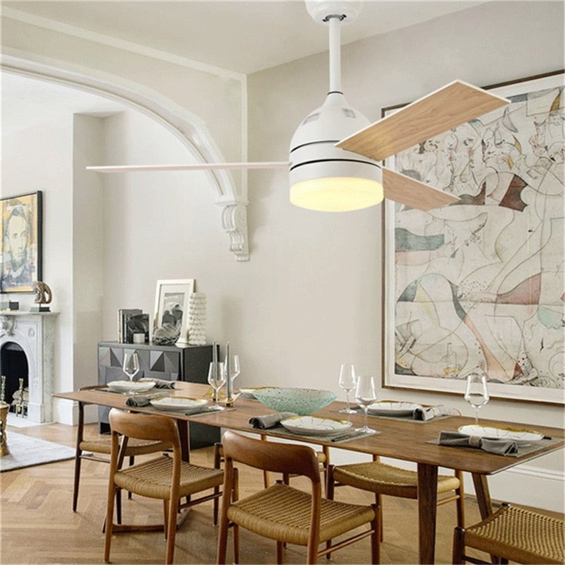 Modern Ceiling Light With Fan
