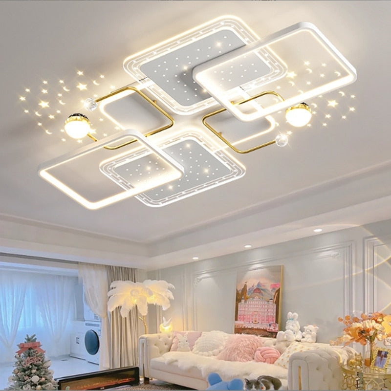 Luxury Intelligent LED Ceiling Lamp