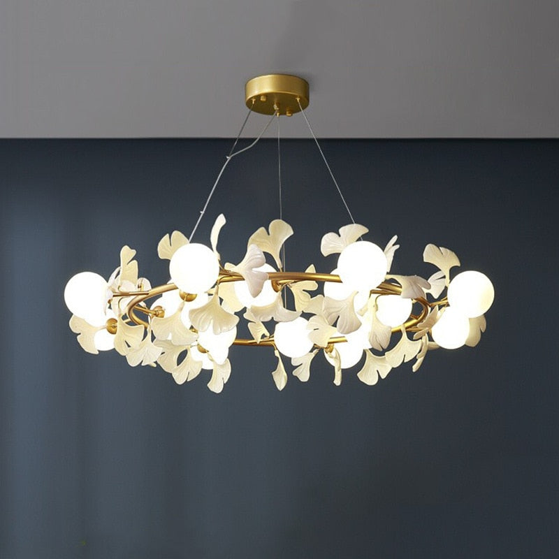 Petal Leaf Branch Ceiling Light