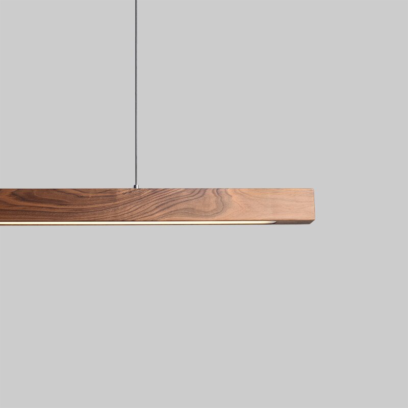 Real Wood LED Pendant Light