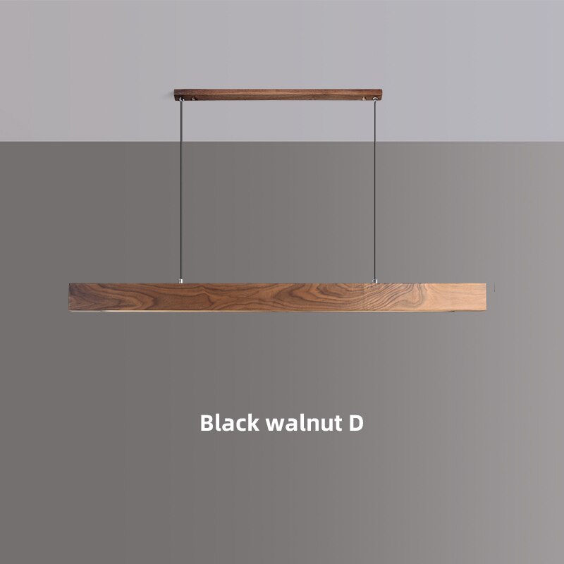Real Wood LED Pendant Light
