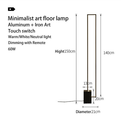 Bedroom LED floor lamp