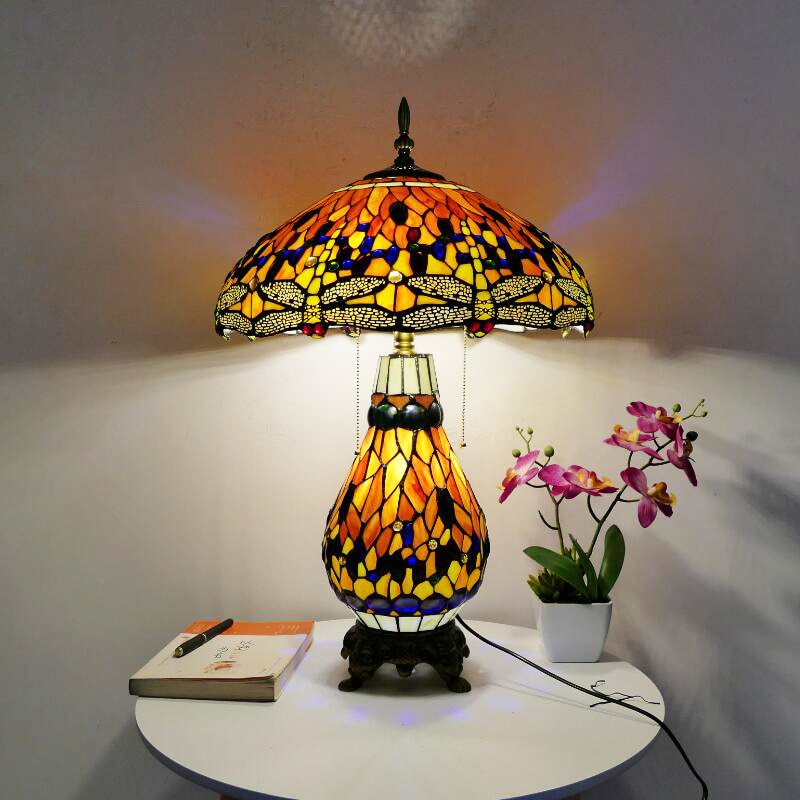 Pastoral Tiffany Bedroom Bedside Lamp