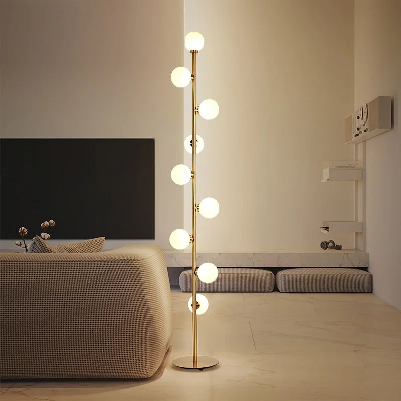 Modern LED floor lamps living room standing lights bedside illumination home deco lighting fixtures Nordic bedroom luminaires