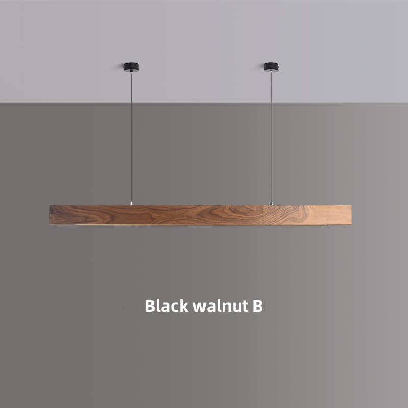 Real Wood LED Pendant Light