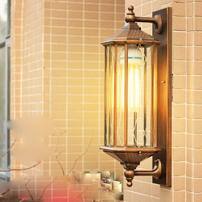 Outdoor simple waterproof wall lamp