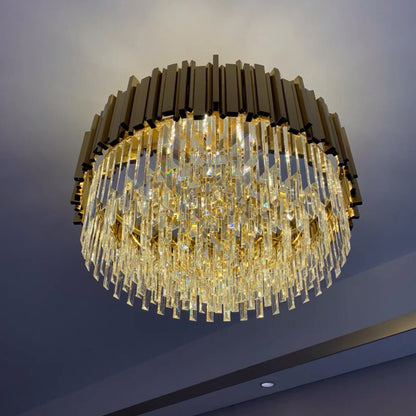 YOULAIKE modern crystal chandelier for living room luxury home decor crystal light fixture large gold dining room cristal lustre