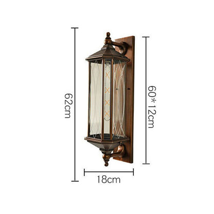 Outdoor simple waterproof wall lamp