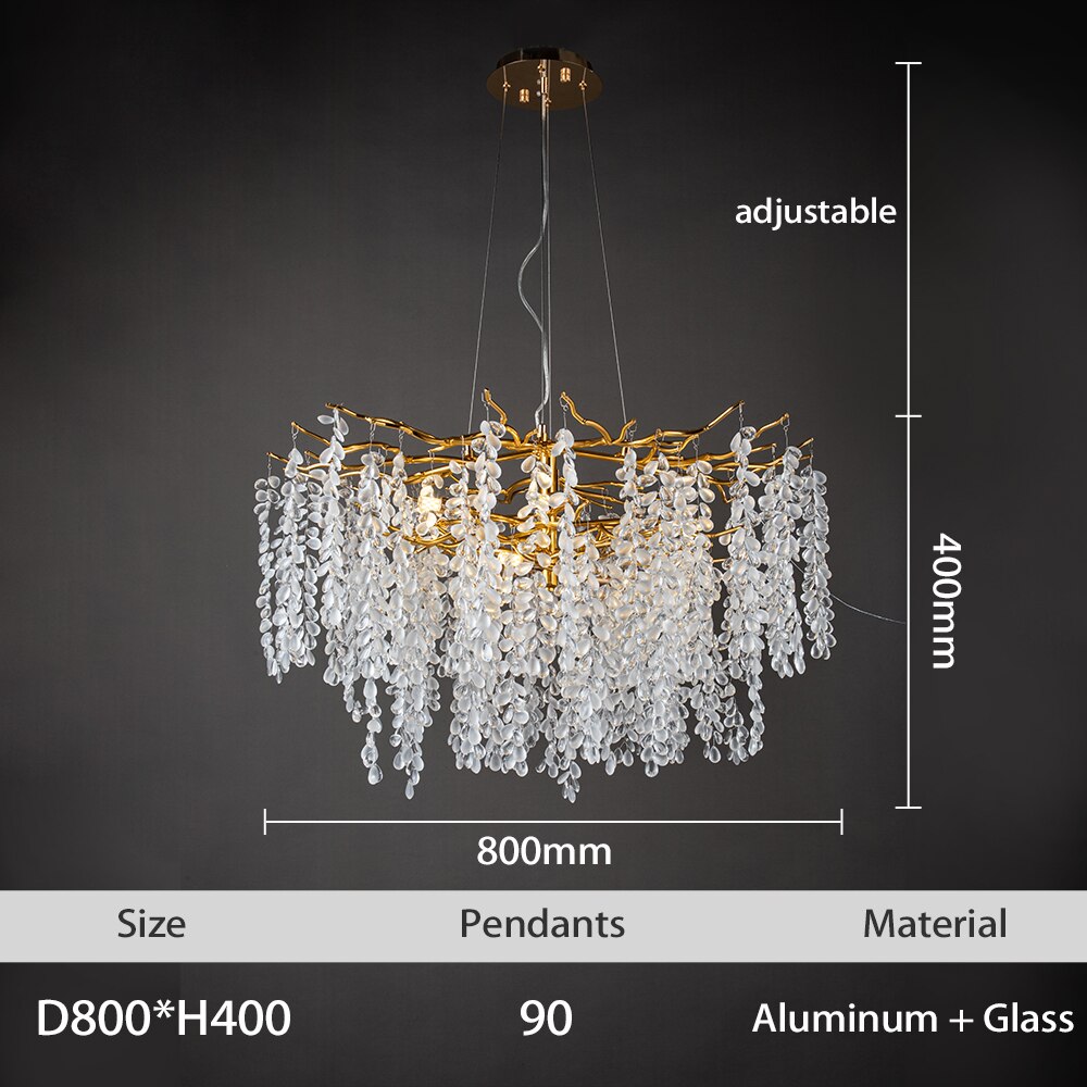 Dining Room Crystals Led Chandelier