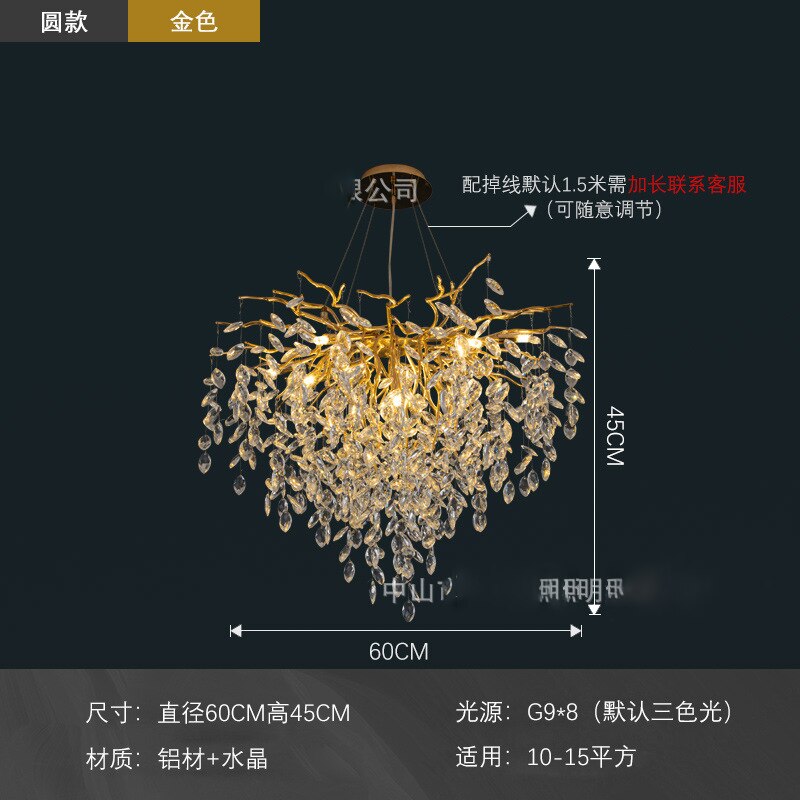 New Luxury Crystal Chandelier