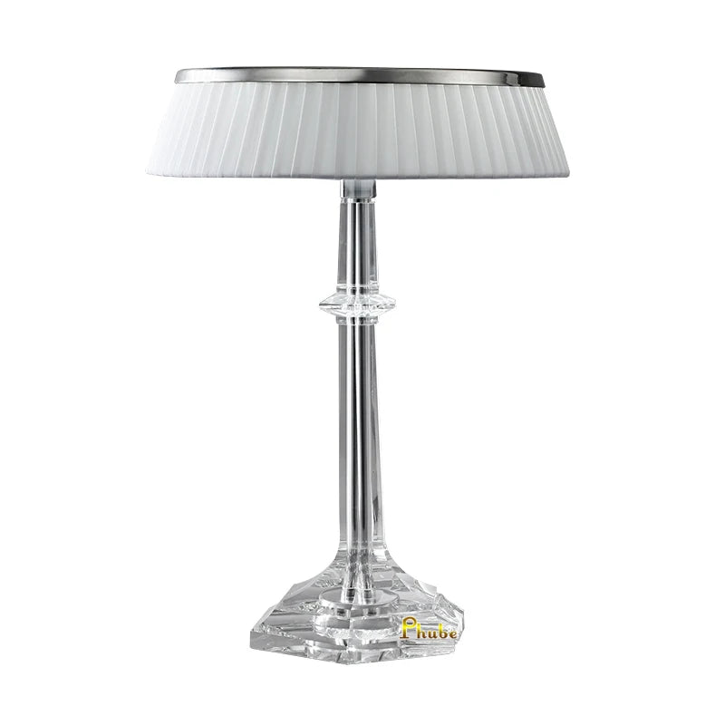 Modern Table Lamp Crystal Desk Lamp Nordic Standing Lamps Living Room Luminaria Lamps deco salon W30CM H42CM