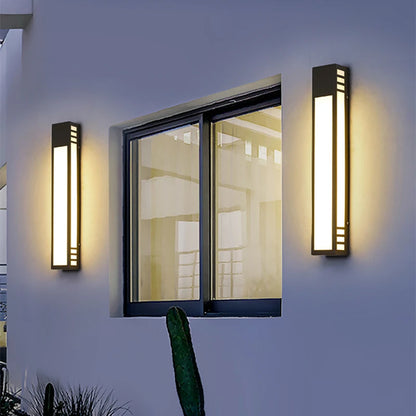 Modern Simple Outdoor Waterproof LED Wall Lamp Courtyard Garden Exterior Wall Lamp Lighting Villa Door Wall Lamp Post Wall Lamp