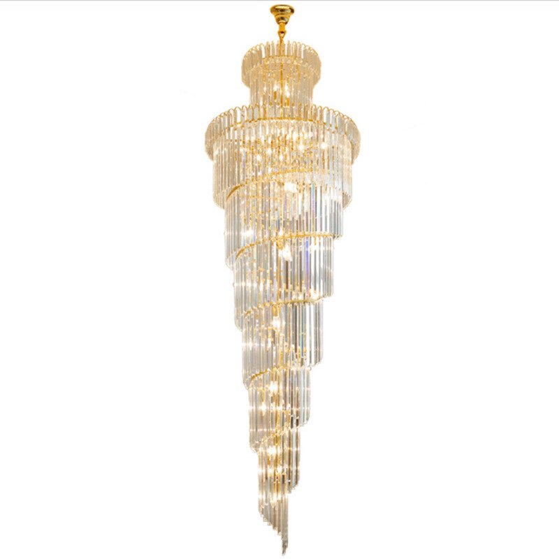 Luxury K9 Crystal Suspension Large Chandelier