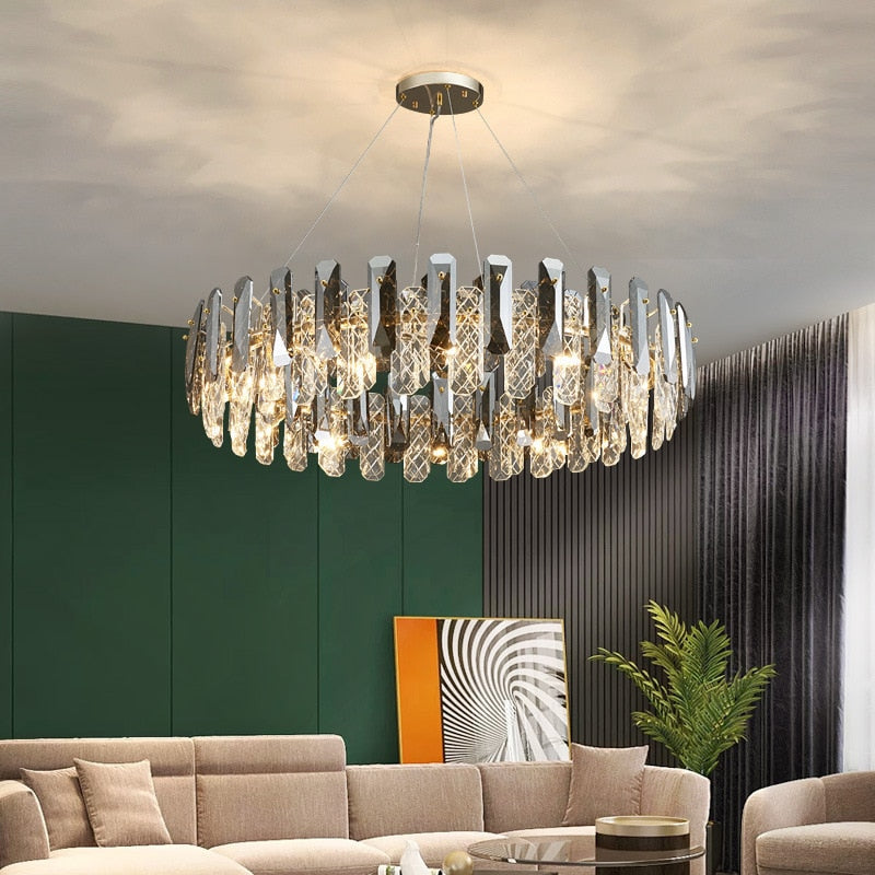 Luxury Modern Crystal  LED Ceiling Light