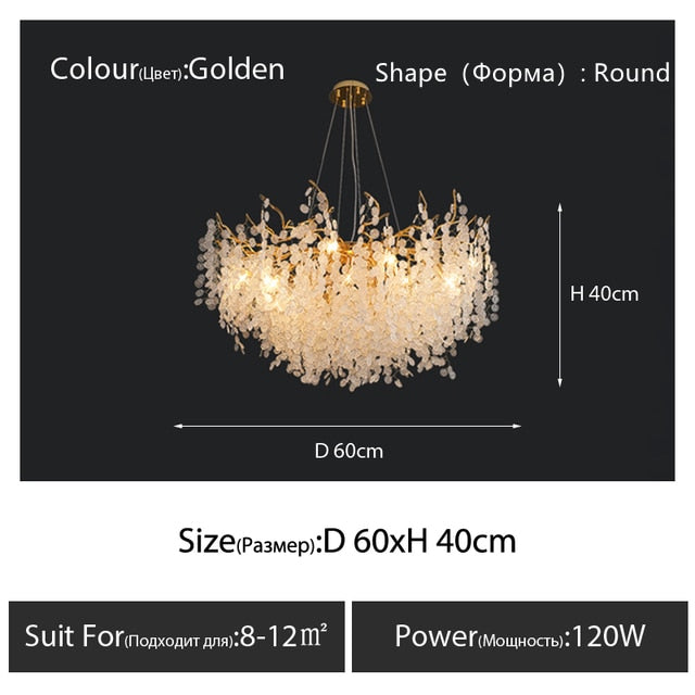 Modern Luxury Dining Table Chandeliers