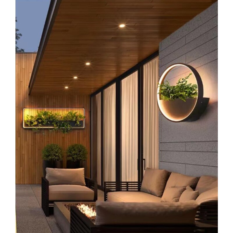 New Outdoor IP65 Waterproof Solar Wall Lights