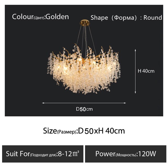 Modern Luxury Dining Table Chandeliers