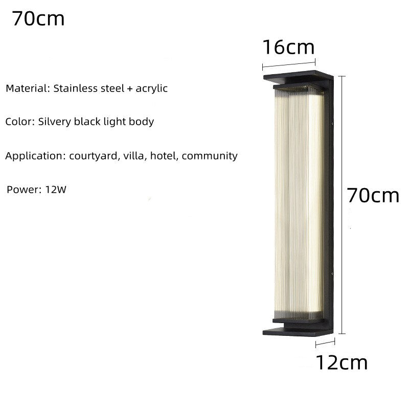 Outdoor Waterproof LED Wall Lamp