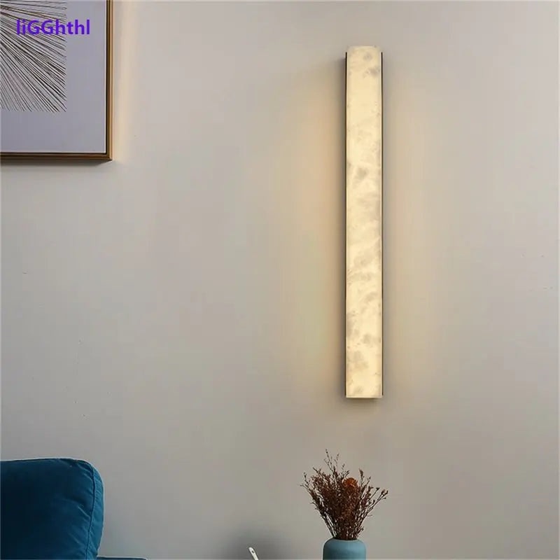 Minimalism Sconce Wall Lamp Indoor Modern Luxury Marble LED Bedroom Light Balcony Corridor Lamps Home Decoration Wall Lighting