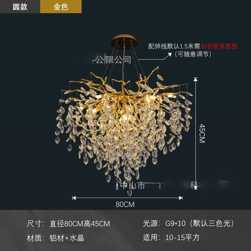 New Luxury Crystal Chandelier