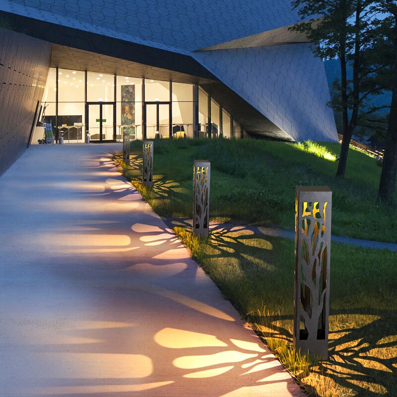 Solar Outdoor Lights And Shadow Lawn Lamp