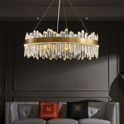 Modern Smoke Dining Room Crystal Chandelier