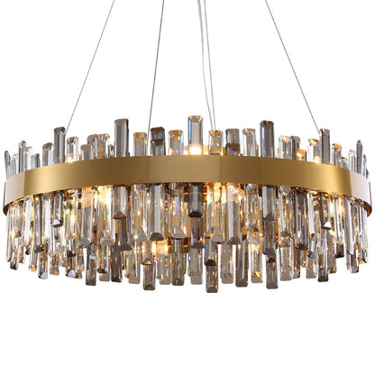 Modern Smoke Dining Room Crystal Chandelier