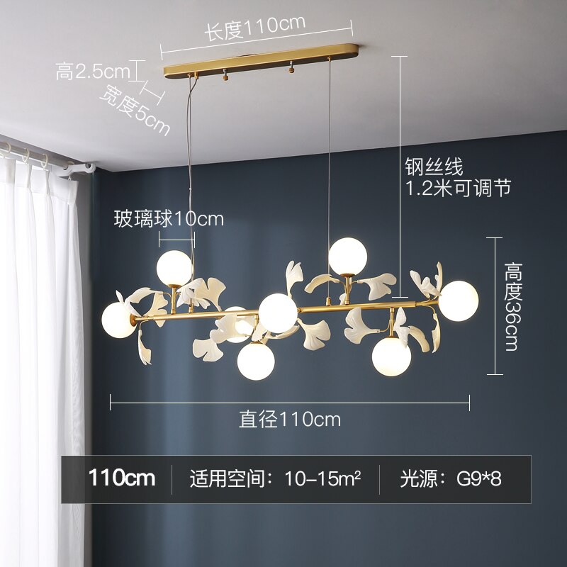 Petal  Leaf Branch Ceiling  Light