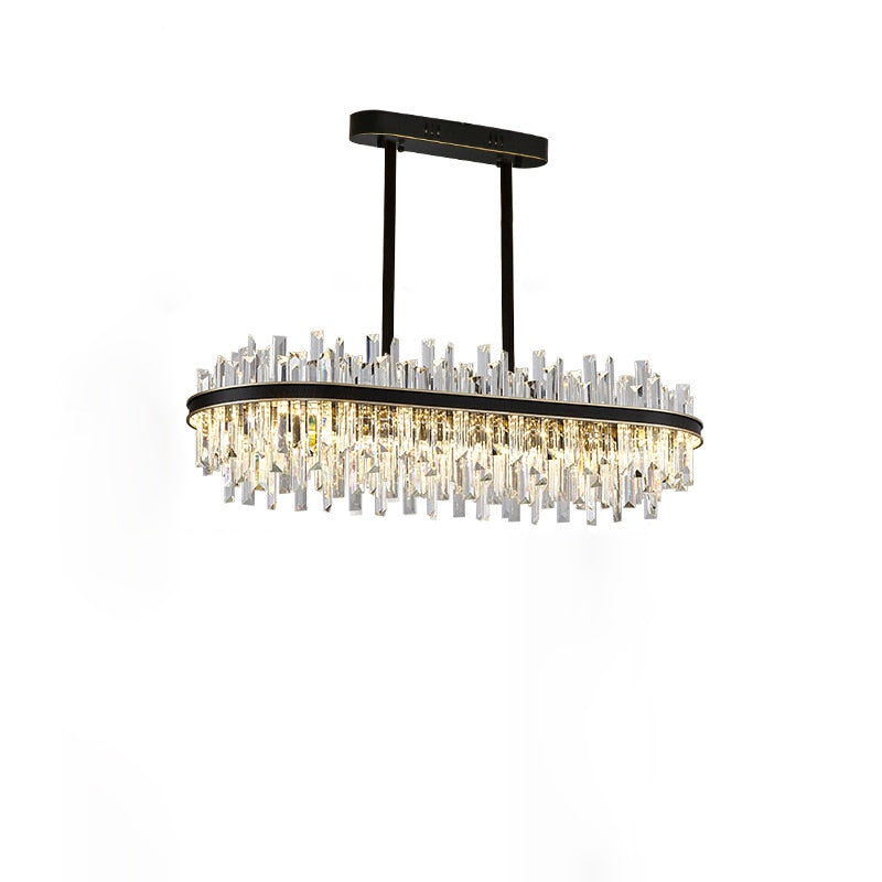 Gold Crystal Hanging Lamps Chandelier