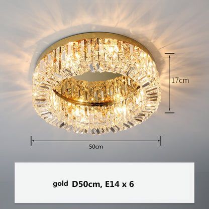 Modern Crystal Ceiling Light