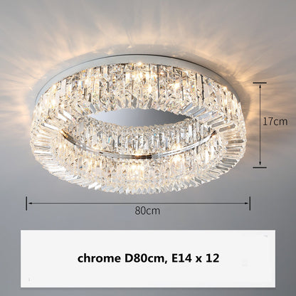 Modern Crystal Ceiling Light