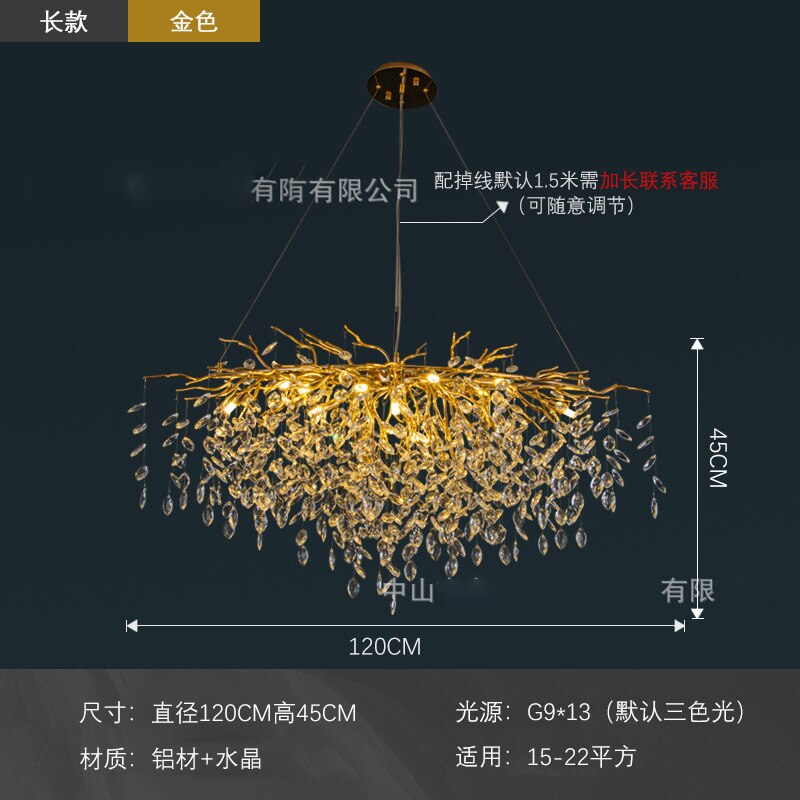 New Luxury Crystal Chandelier