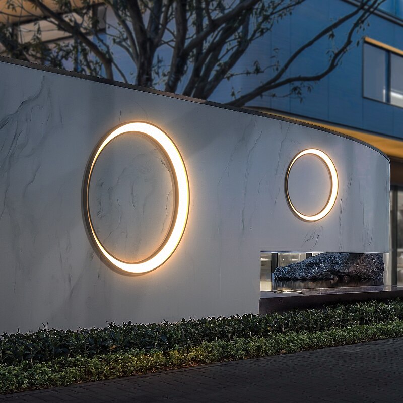 Modern outdoor wall light