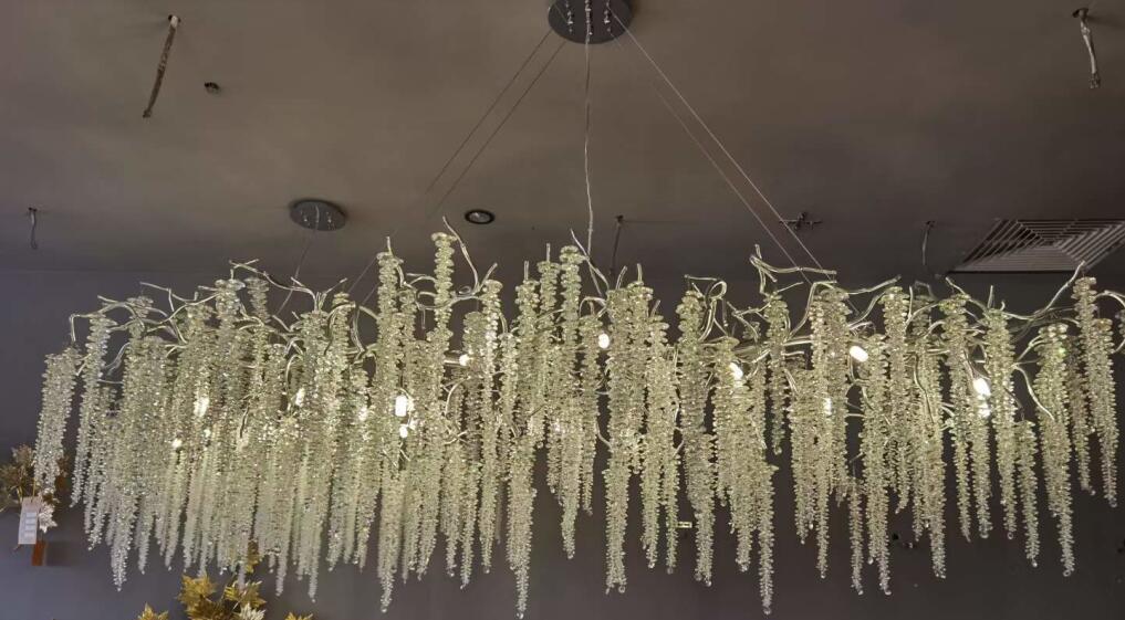 Strip art creative branch chandelier