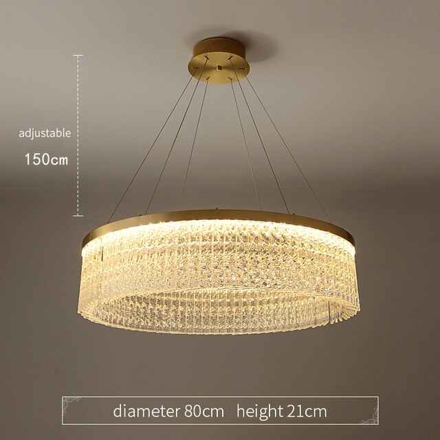 Luxury Crystal Pendant Chandelier