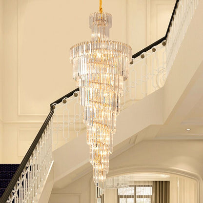 Luxury K9 Crystal Suspension Large Chandelier