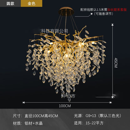 New Luxury Crystal Chandelier