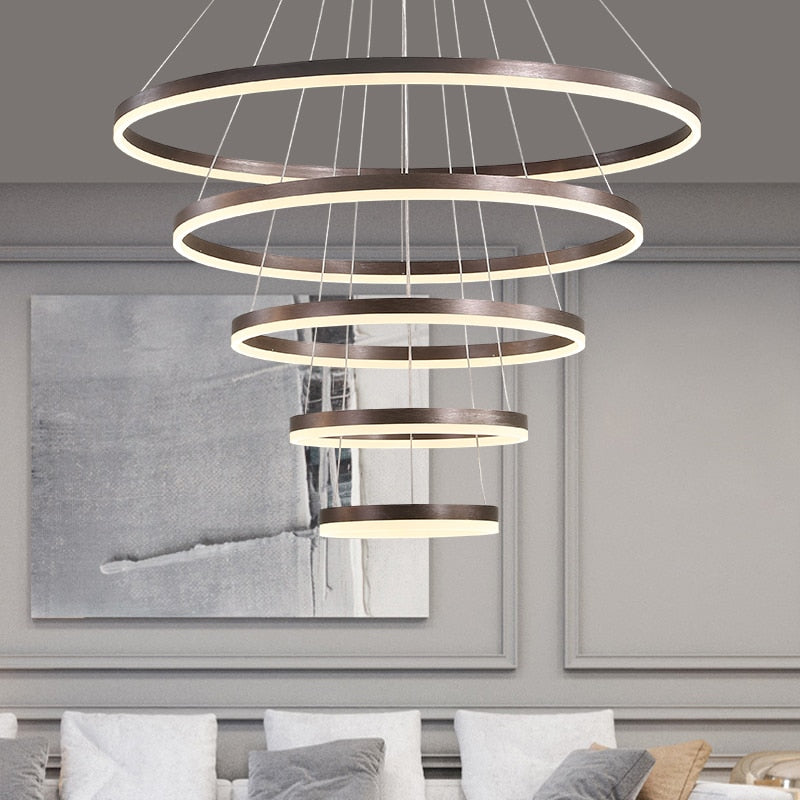 5 Round Ring Led Pendant Lamp