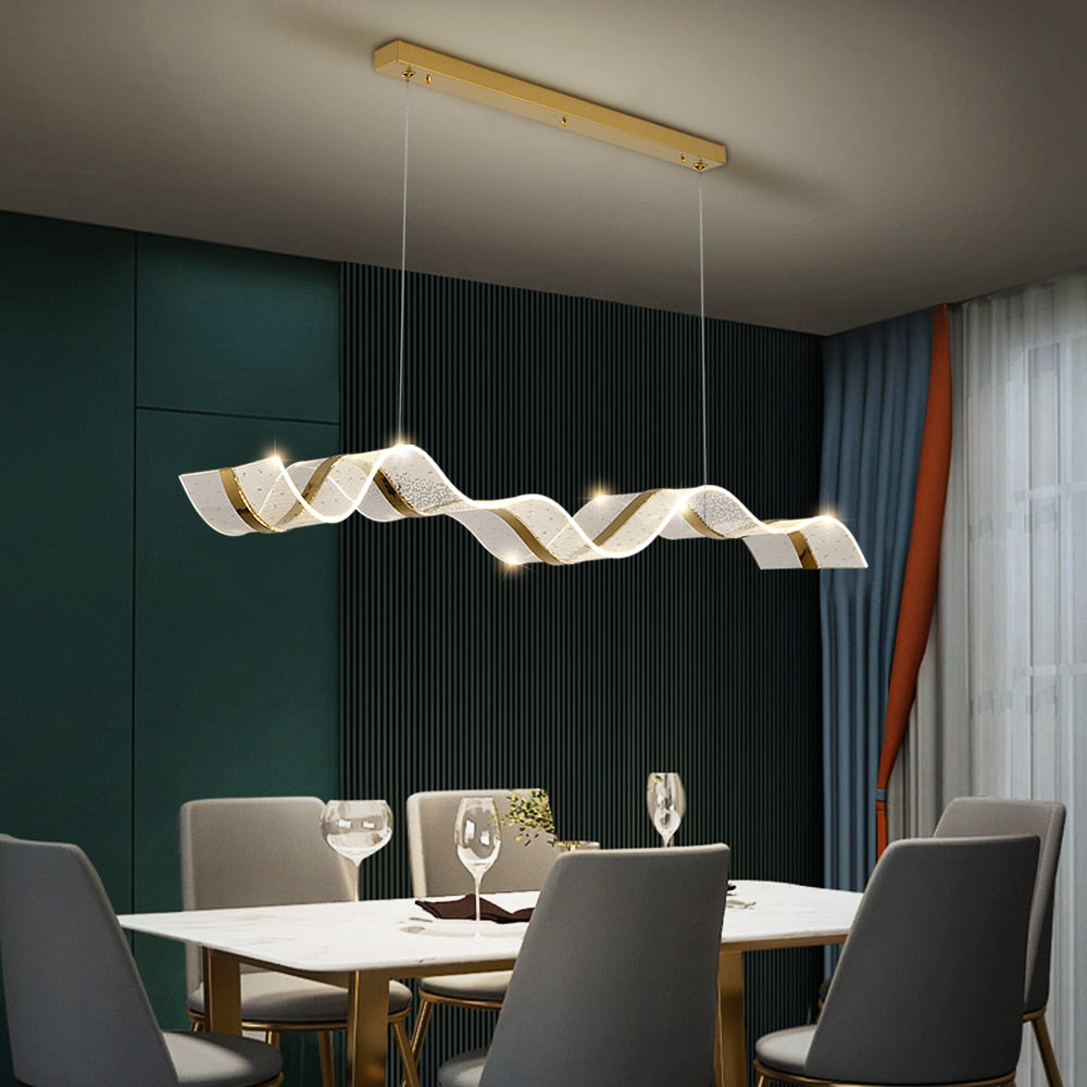 Modern led chandelier for dining room