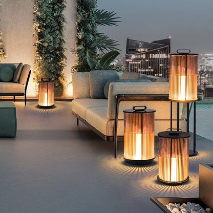 Solar Mediterranean Style Hotel Garden Lamps