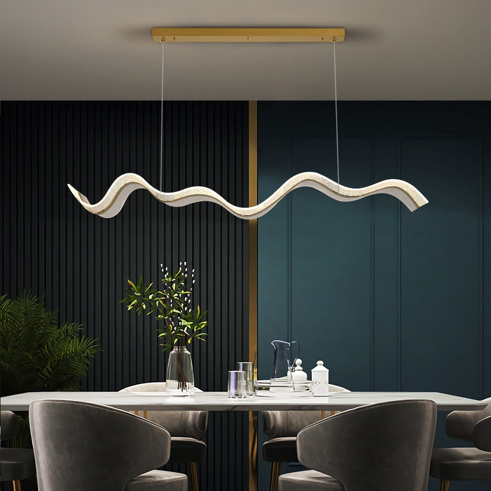 Modern led chandelier for dining room