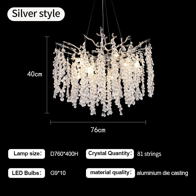 Dining Room Crystals Led Chandelier