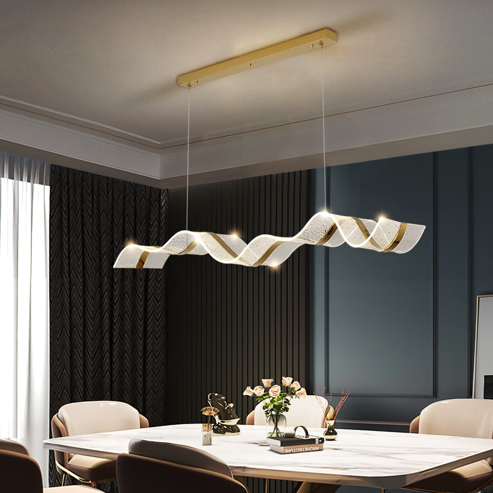 Modern led chandelier for dining room