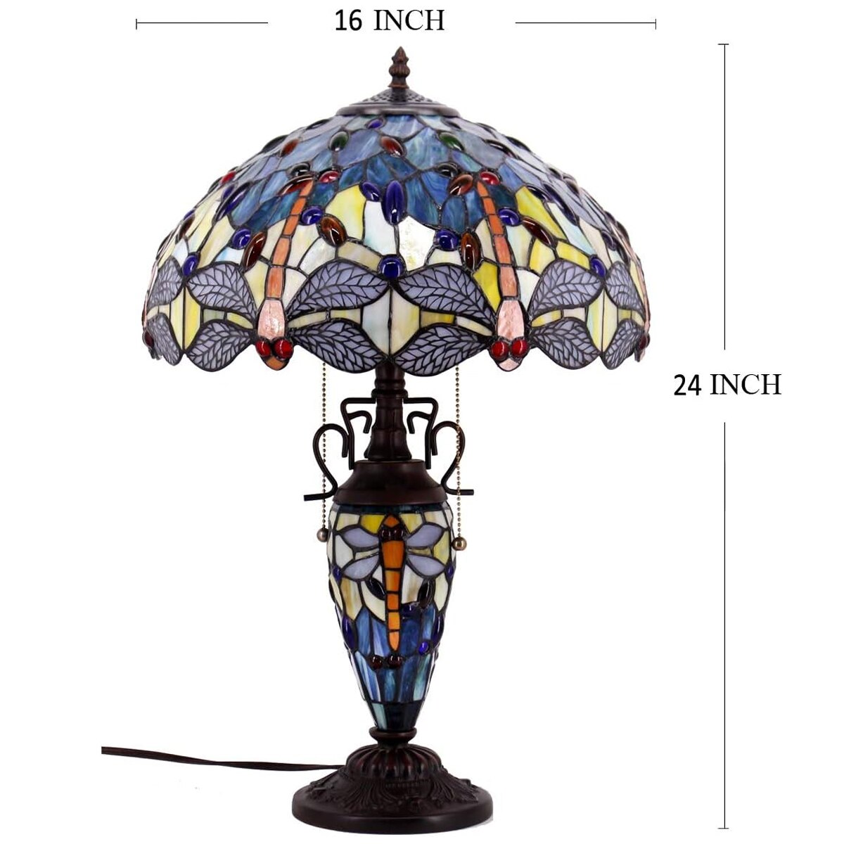 Tiffany Vase Table Lamp