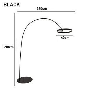 Nordic Circle Fishing Floor Lamp