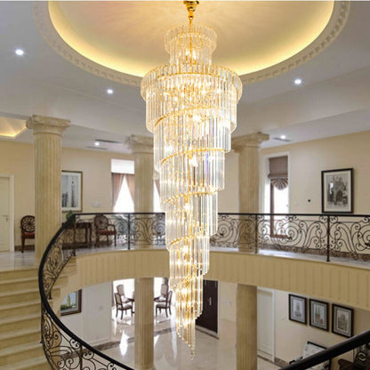 Luxury K9 Crystal Suspension Large Chandelier