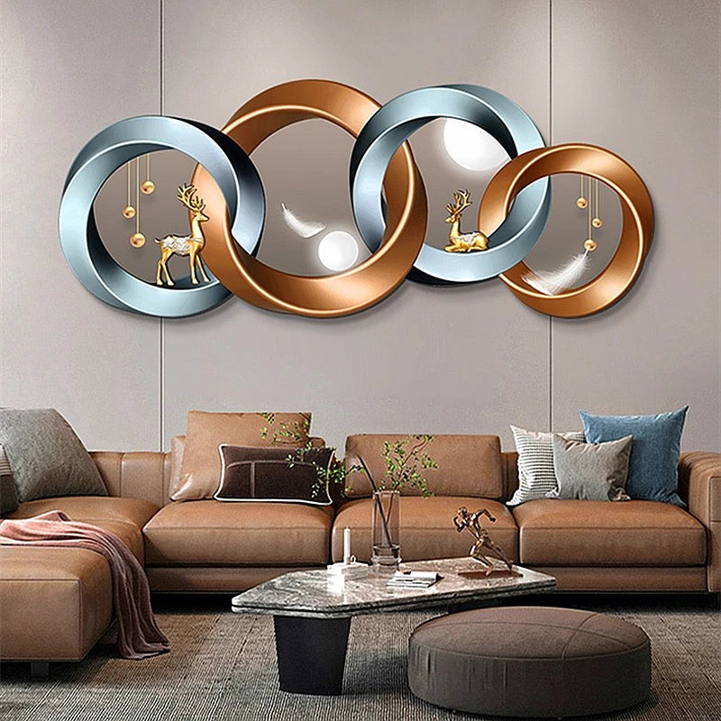 Nordic Creative Living Room Background Wall Lamp Modern Luxury Large Decor Sconce Bedroom Restaurant hallway Indoor Wall Light