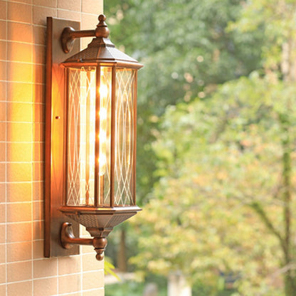 Outdoor simple waterproof wall lamp