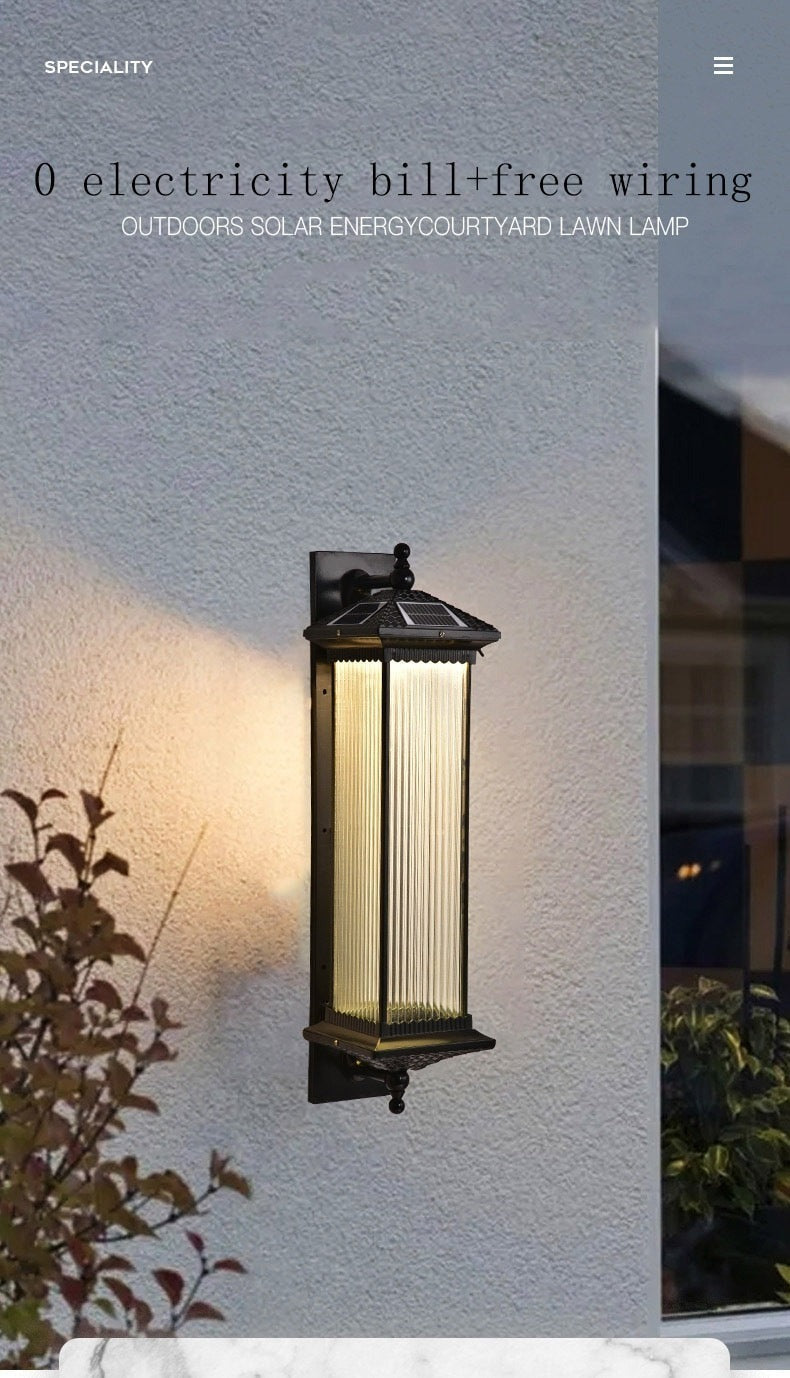 Retro Waterproof Outdoor Lighting Wall Lamps